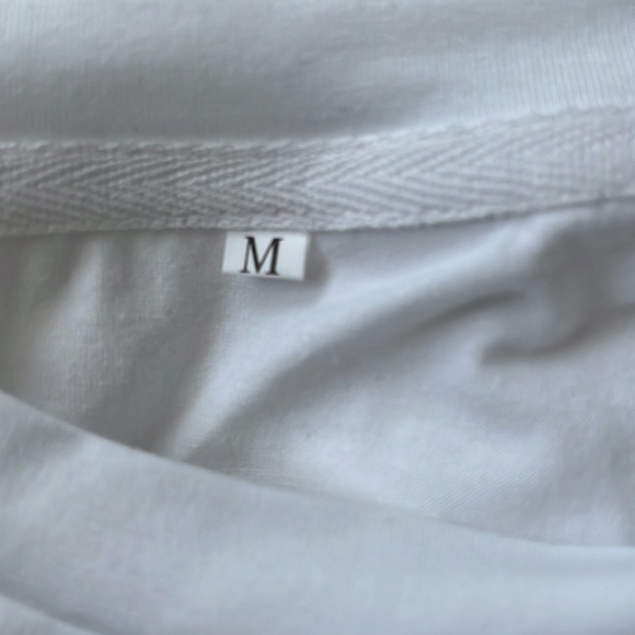 Shein White Crop Top M - Picture 3 of 4